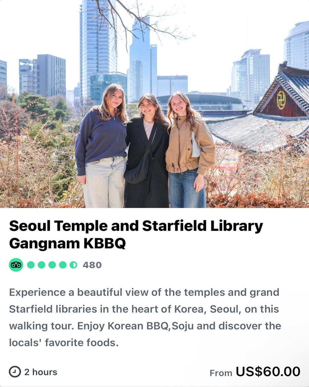 Seoul Temple and Starfield Library Gangnam KBBQ Seoul Temple and Starfield Library Gangnam KBBQ