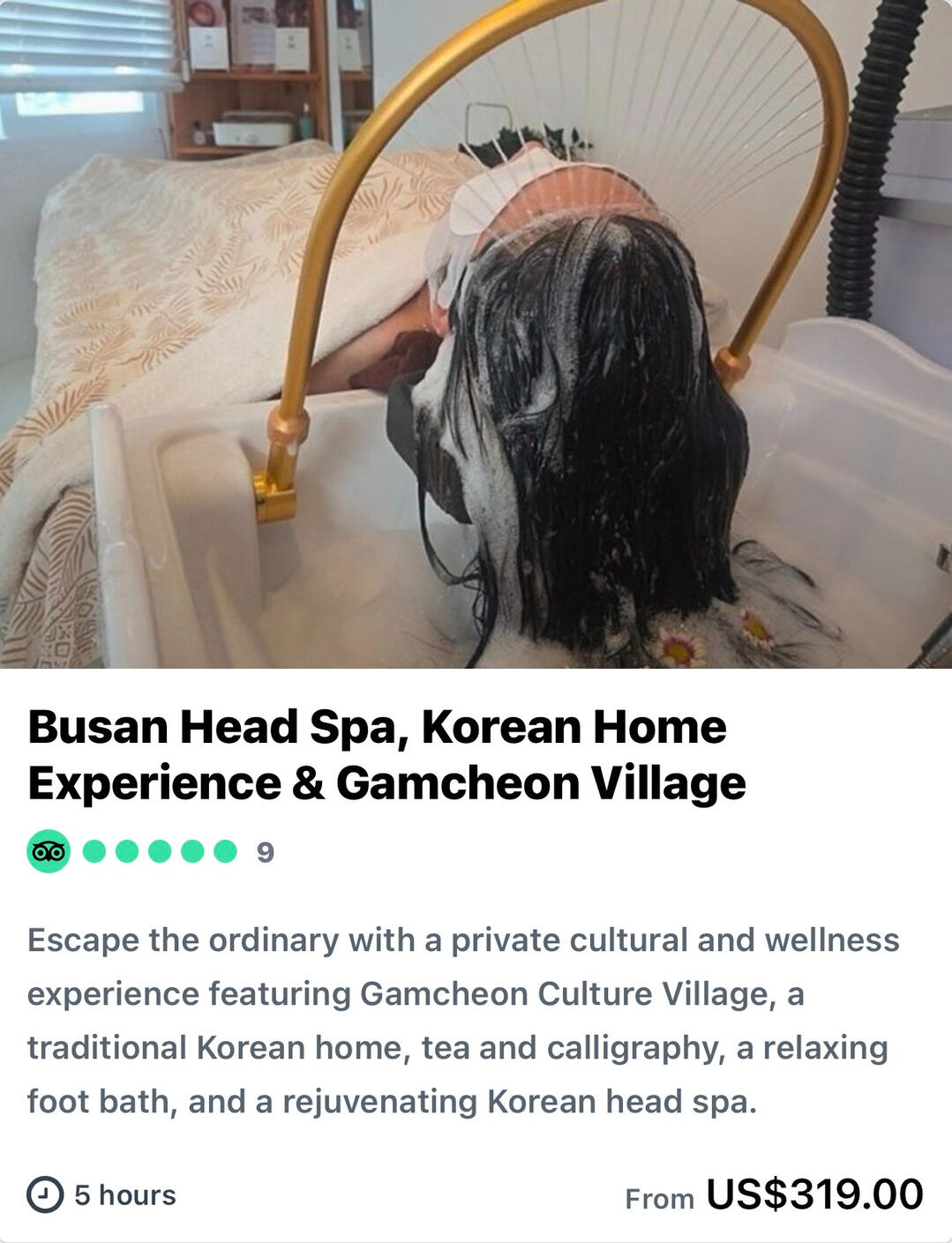 Busan Head Spa, Korean Home Experience & Gamcheon Village Busan Head Spa, Korean Home Experience & Gamcheon Village